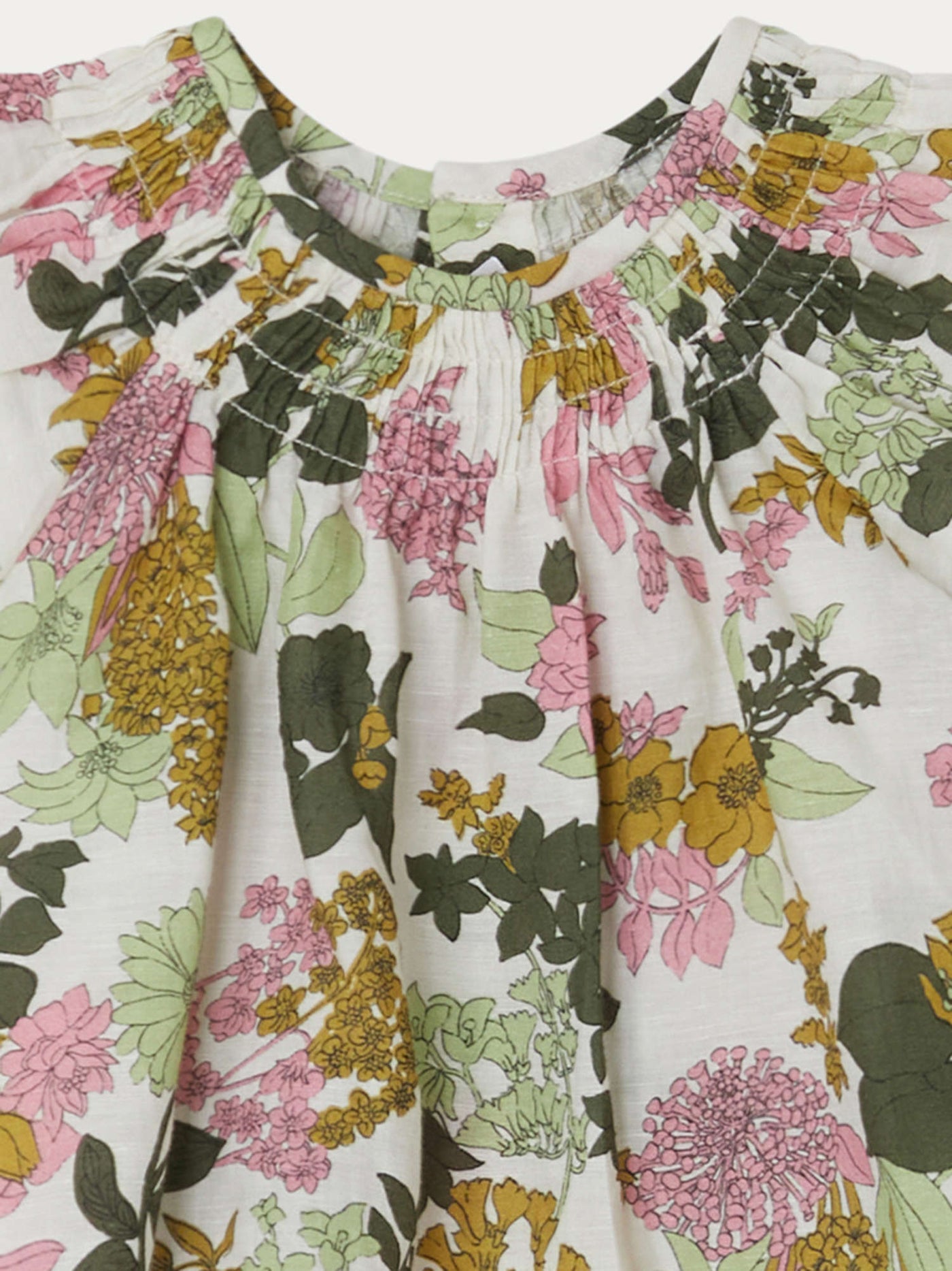 Constantine Blouse ecru flowers