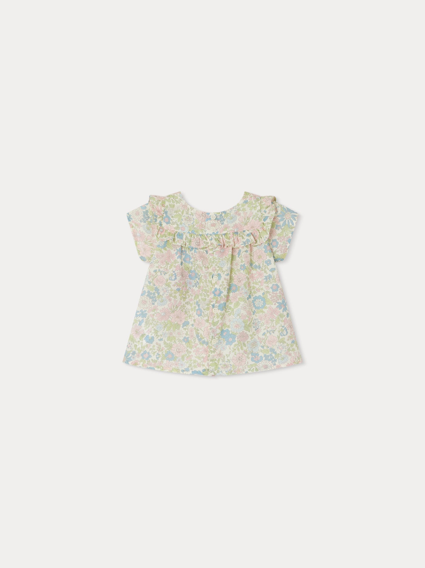 Luni Blouse pink flowers
