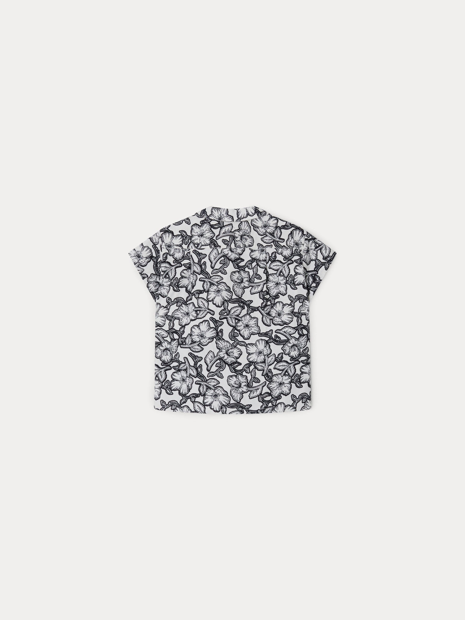 Gerald Shirt black flowers • Bonpoint