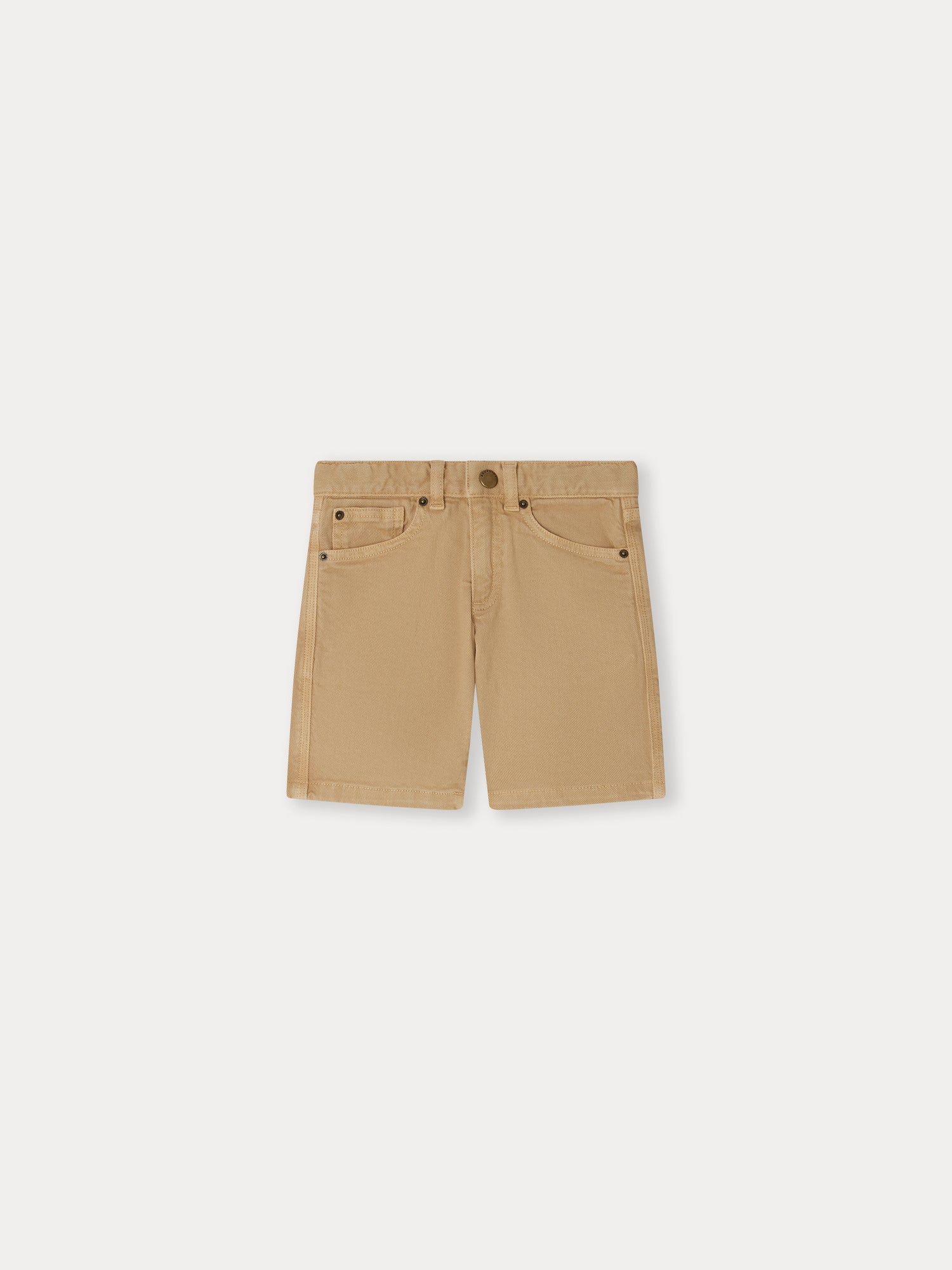 Bonpoint Azur straight-leg cotton shorts - Grey