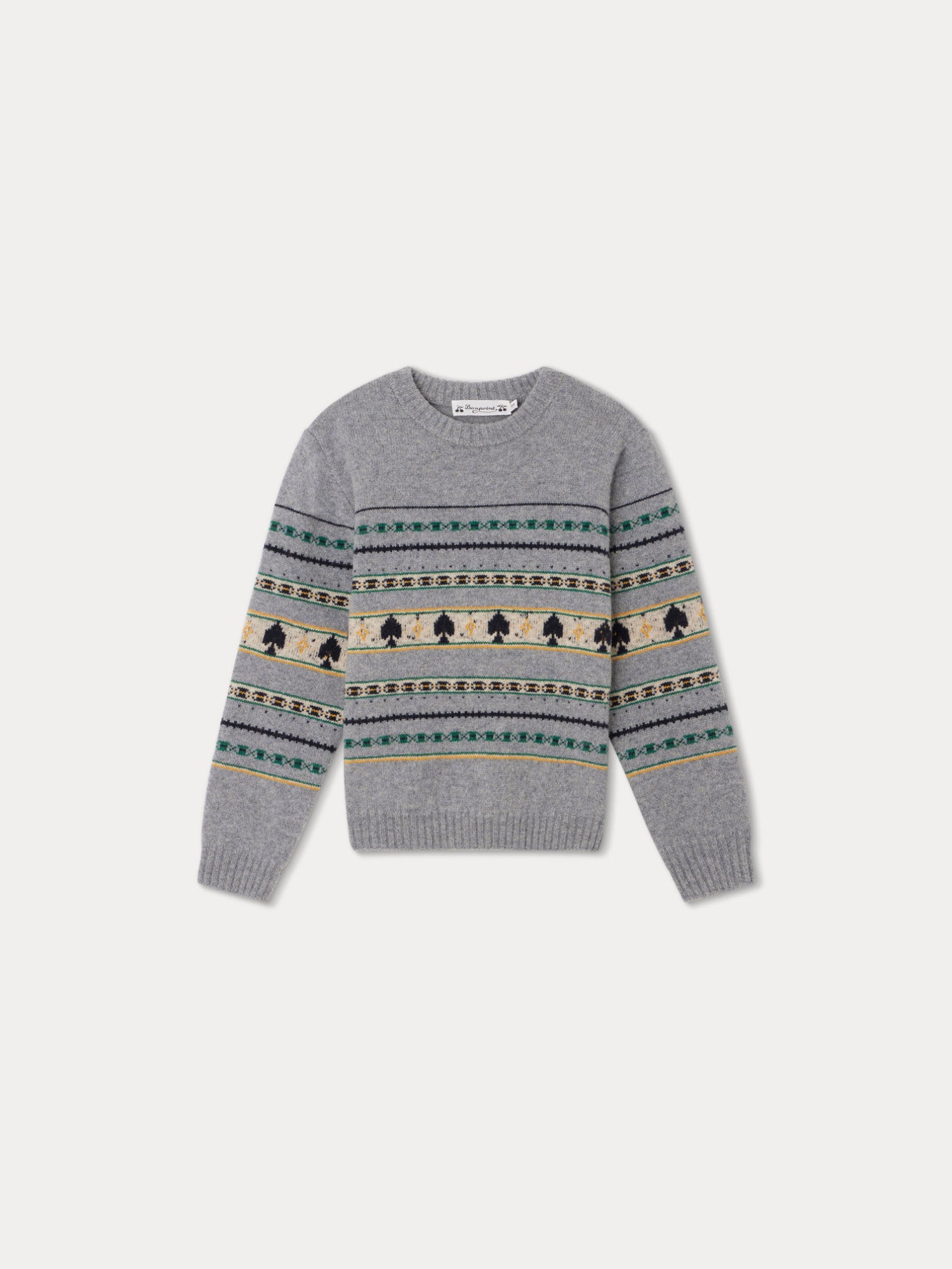 Bowen Sweater green • Bonpoint