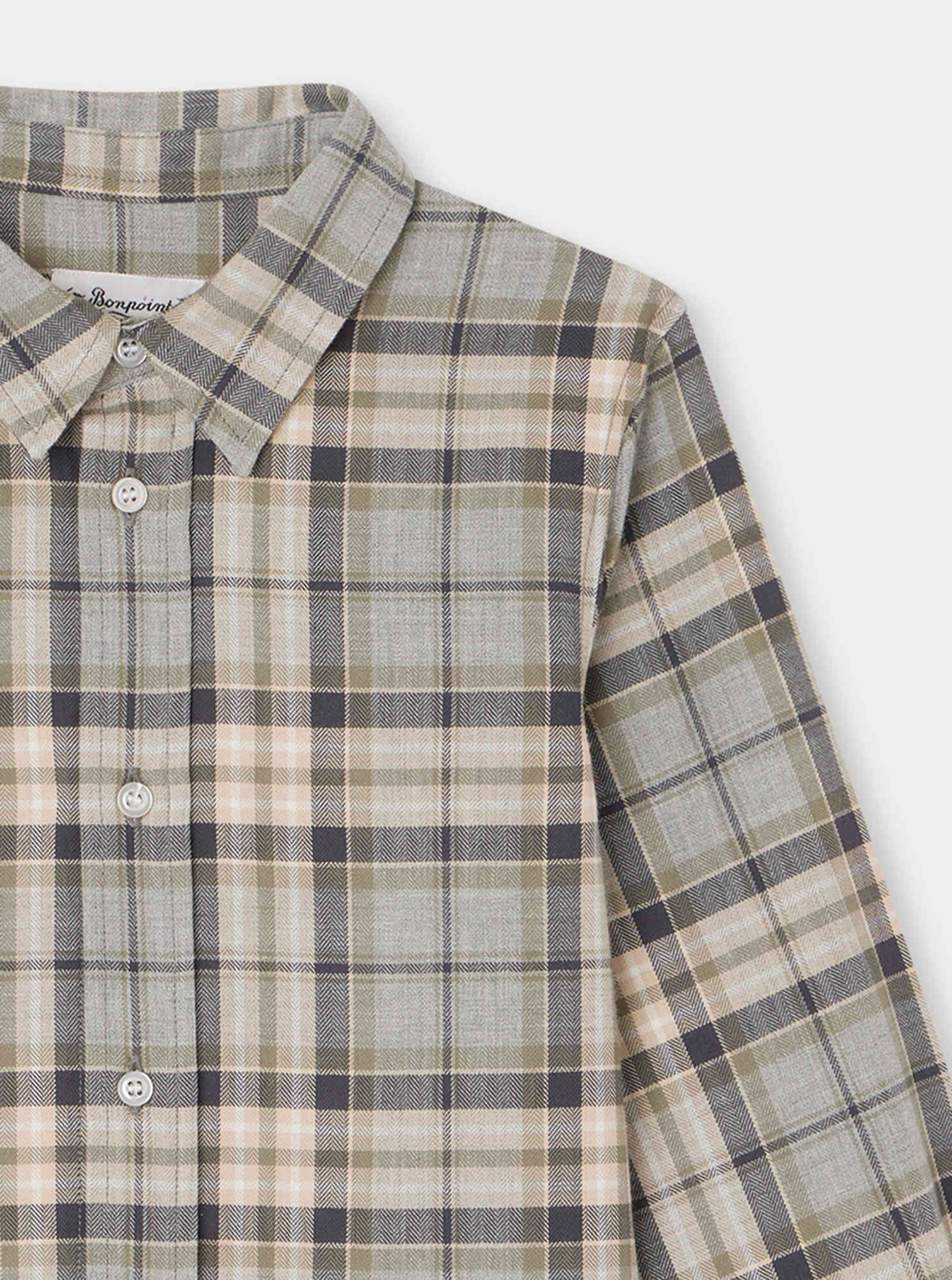 Daho Shirt heathered gray • Bonpoint