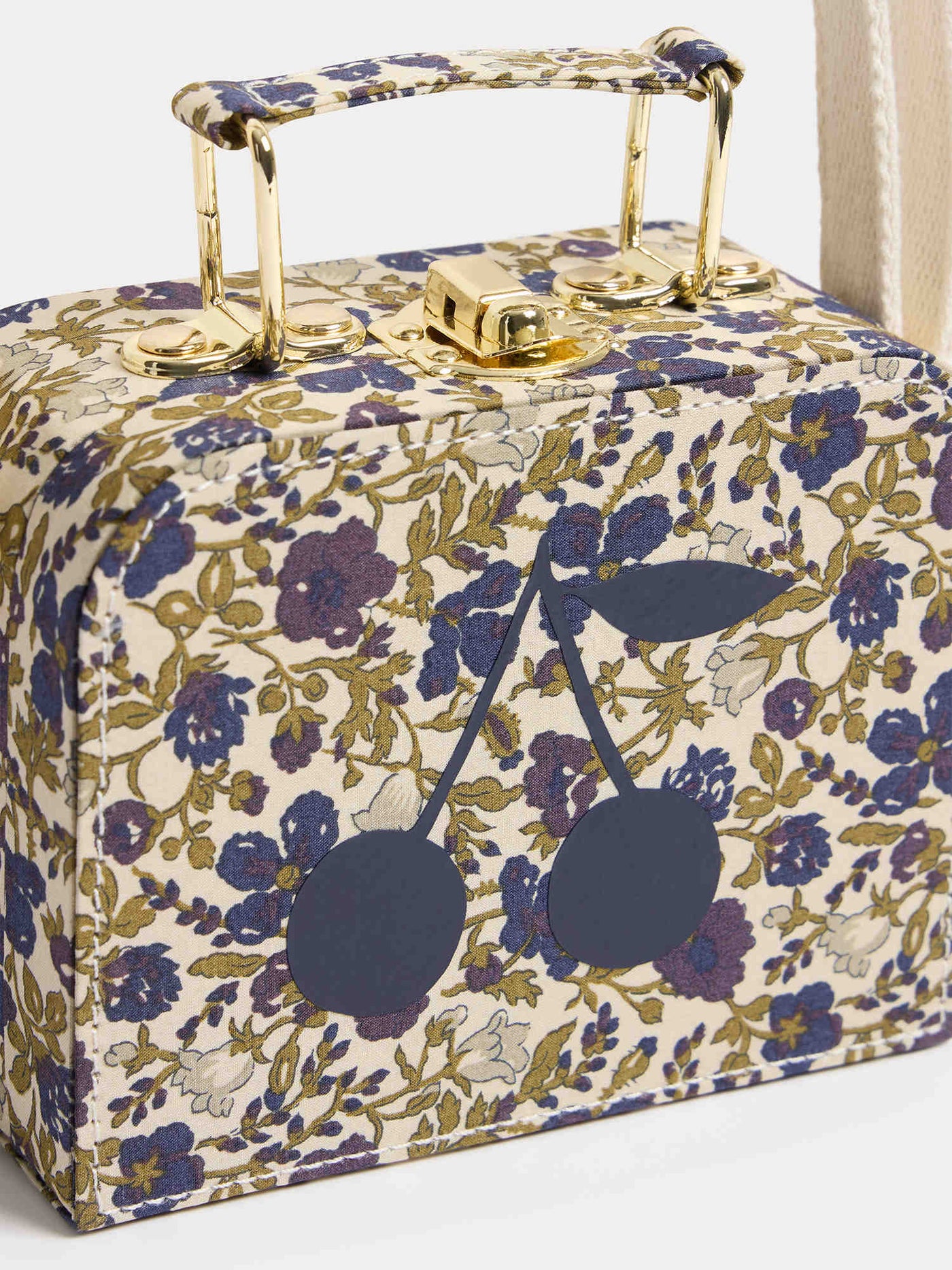 Aimane Suitcase Purse beige