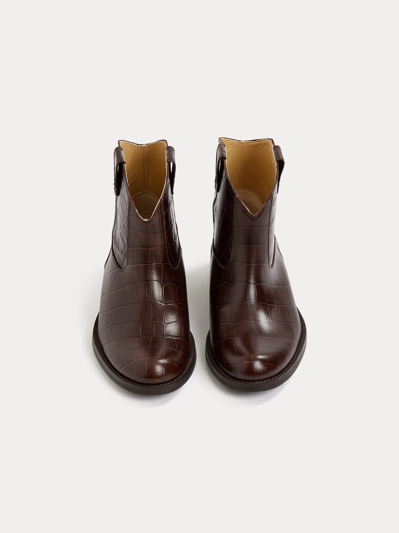 Santiag Ankle Boots chocolate