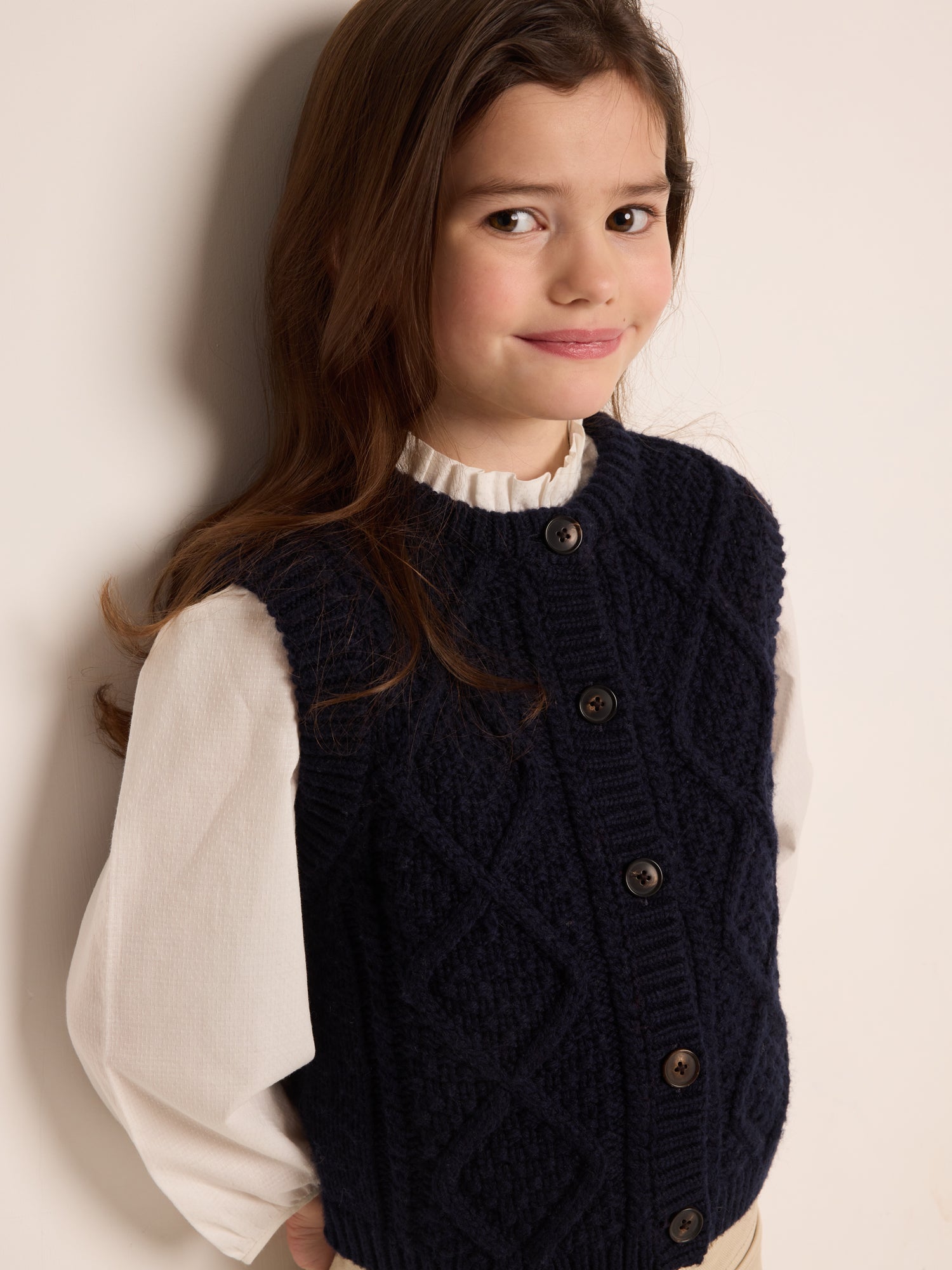 Girls 2025 sweater vest