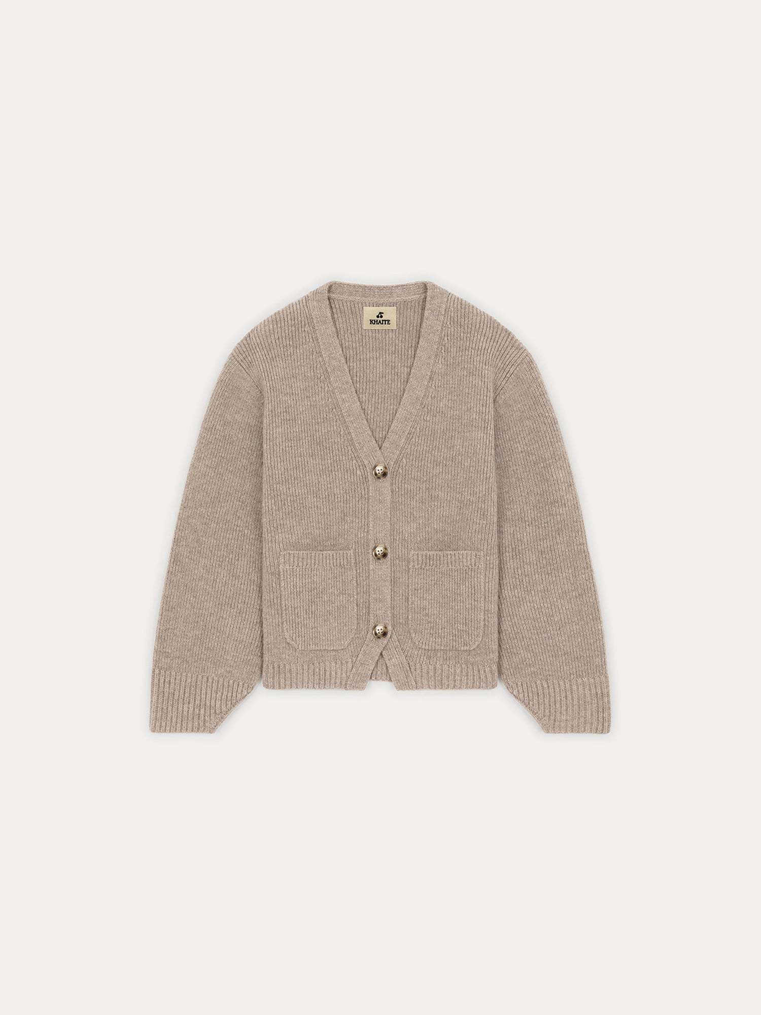 Bonpoint x Khaite Sienna Cardigan heathered beige