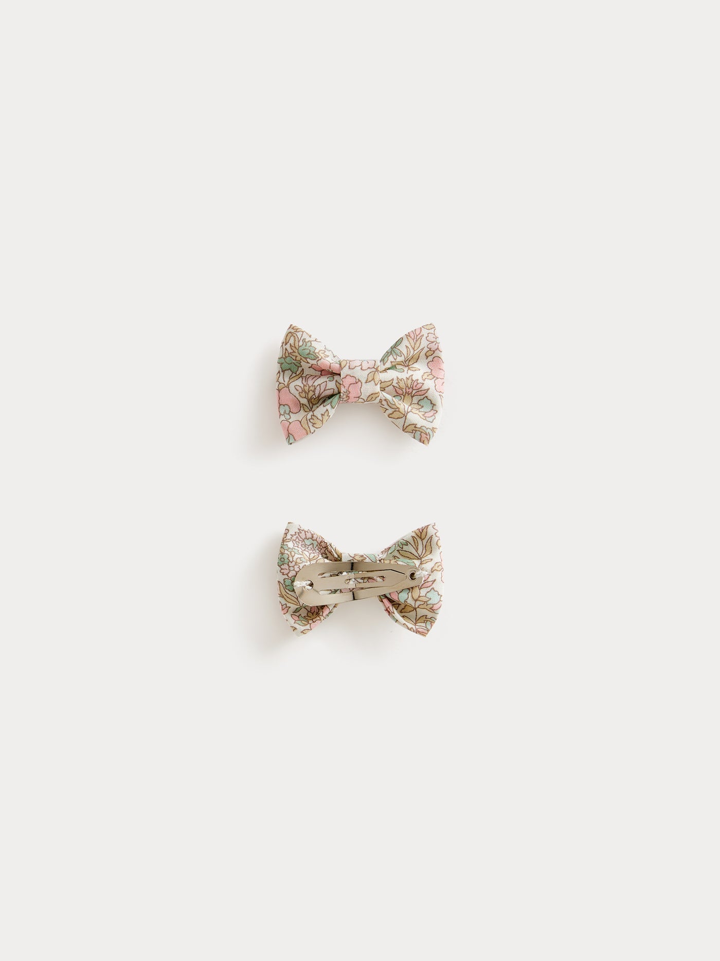 Miniclic Hair Clips pink flowers