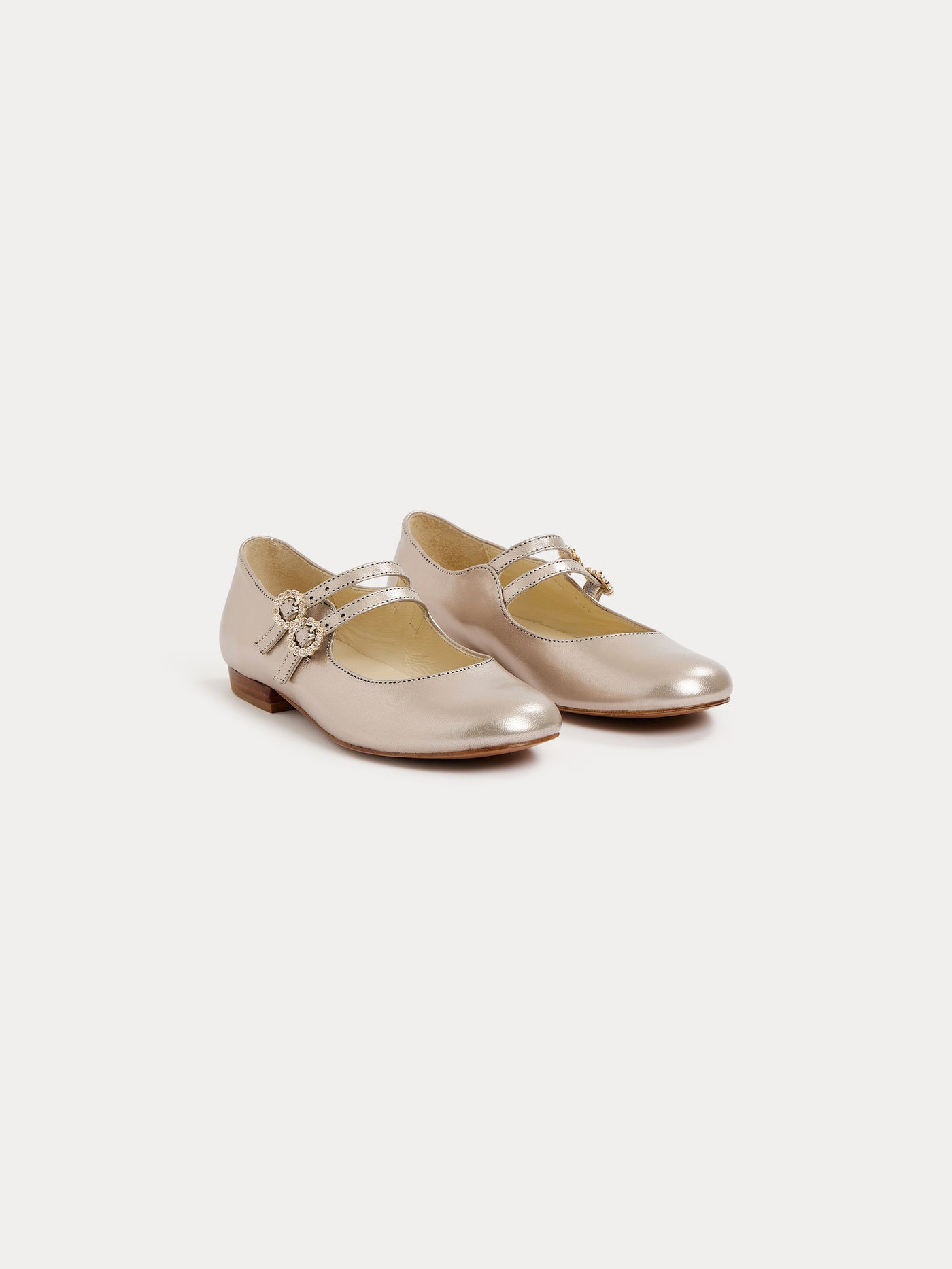 Tam Mary-Jane Shoes golden white