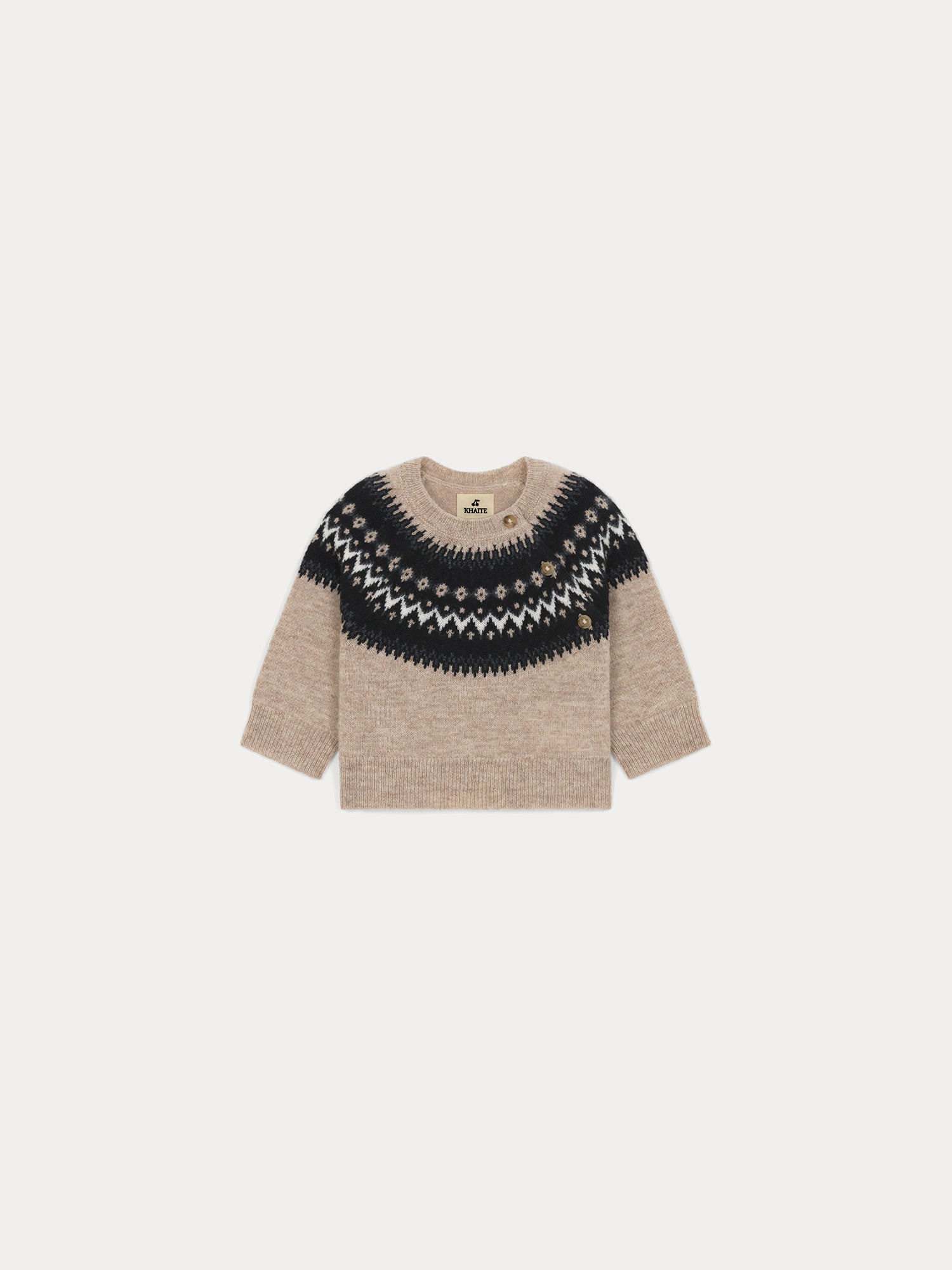 Bonpoint x Khaite Laina Sweater mottled beige